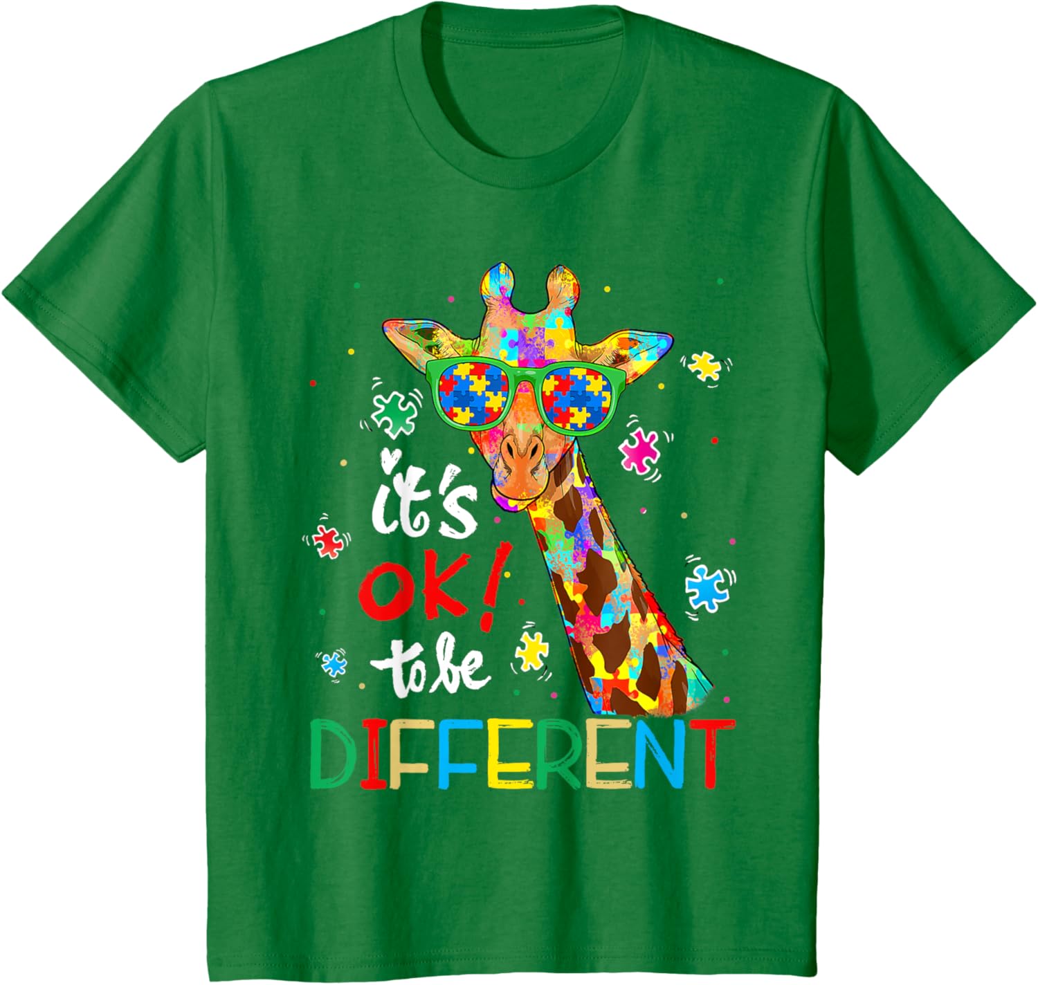 Autism Awareness Acceptance Women Kid Its Ok To Be Different