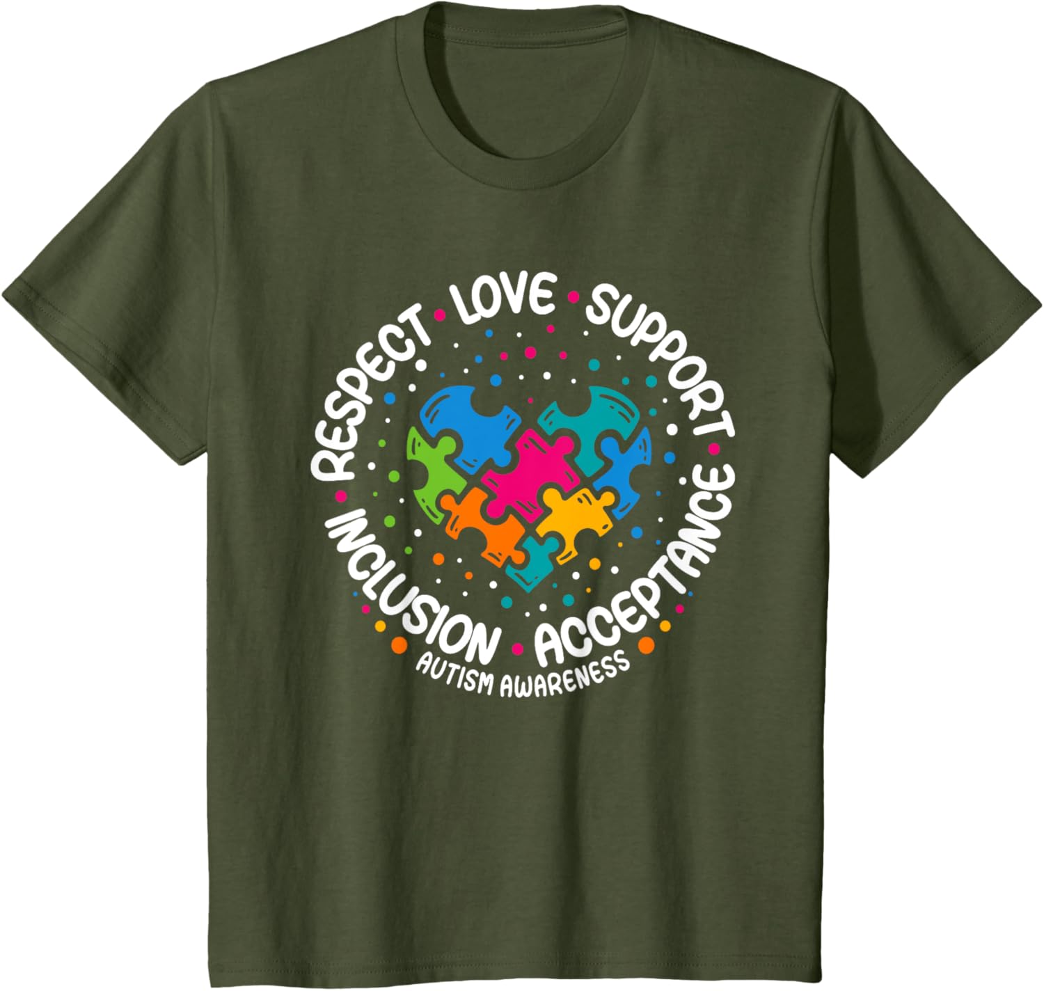 Autism Awareness Respect Love Support Blue Autism