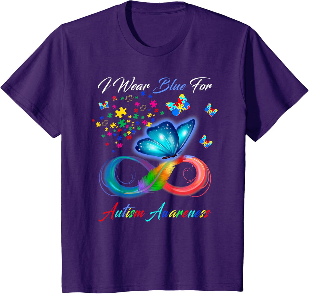 I Wear Blue For Autism Awareness - Autism Awareness Month
