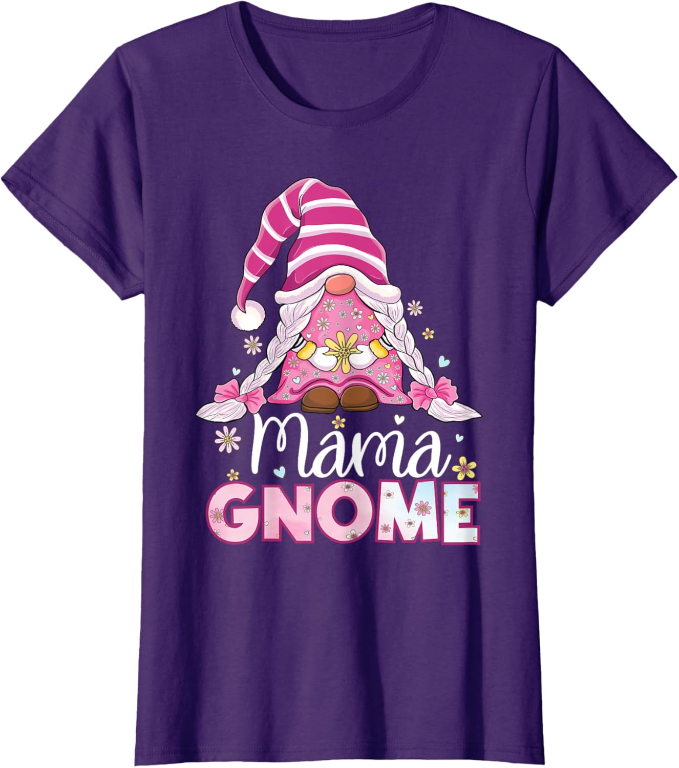 Flower For Mom Gnomies Cute Gnome Mom Happy Mother's Day