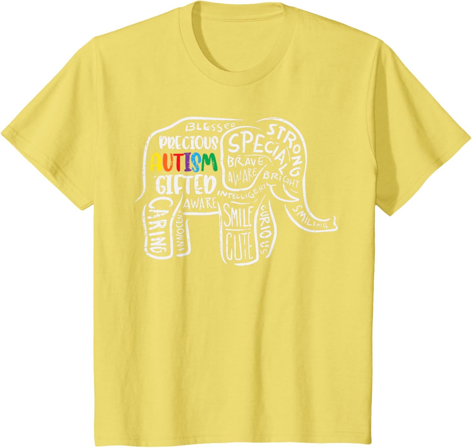 Autism Awareness Elephant Acceptance Autistic Men Women Kids