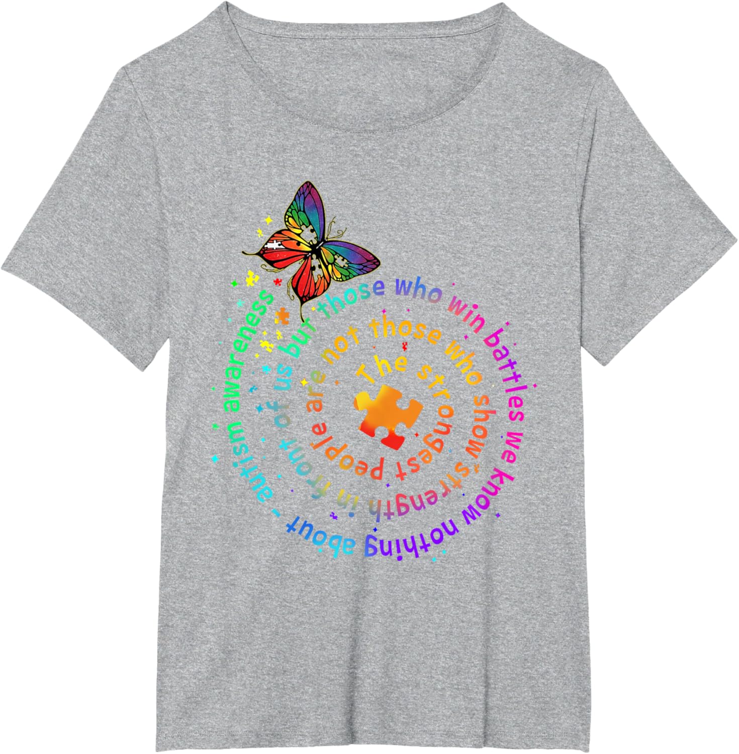 The Strongest People Butterfly Autism Awareness