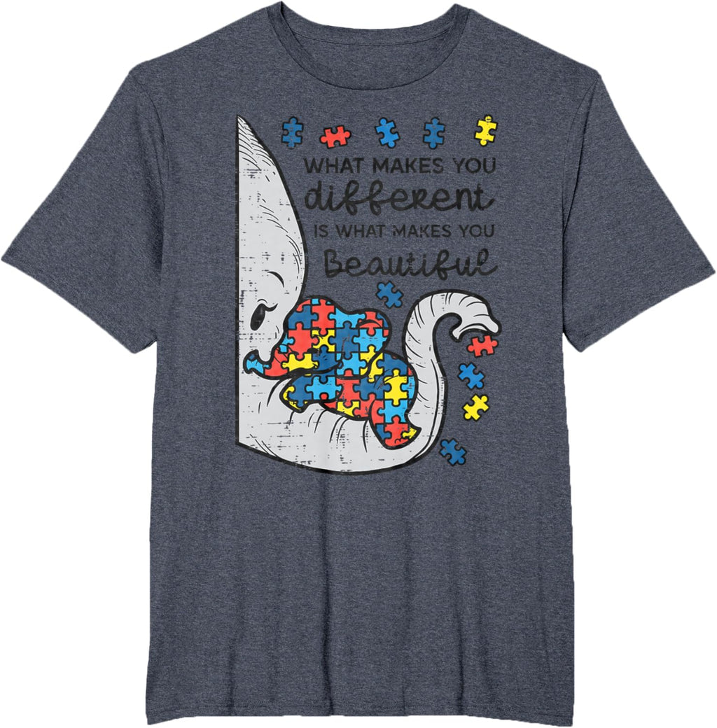 What Makes You Different Beautiful Elephant Autism Awareness