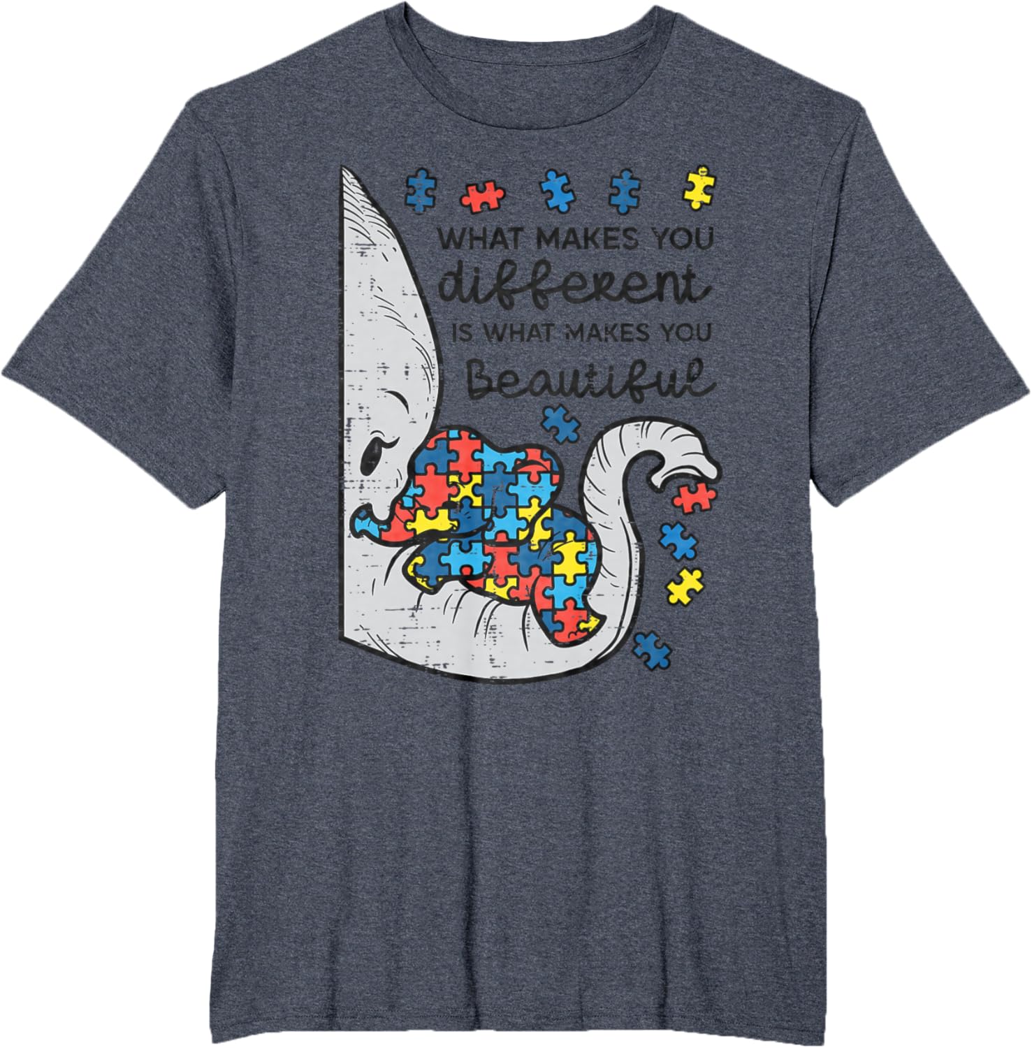 What Makes You Different Beautiful Elephant Autism Awareness